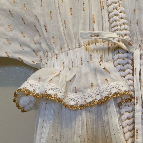 Ramy Brook Maxine Lurex Coverup Mini Dress Model Sample Sz S - Picture 13 of 16